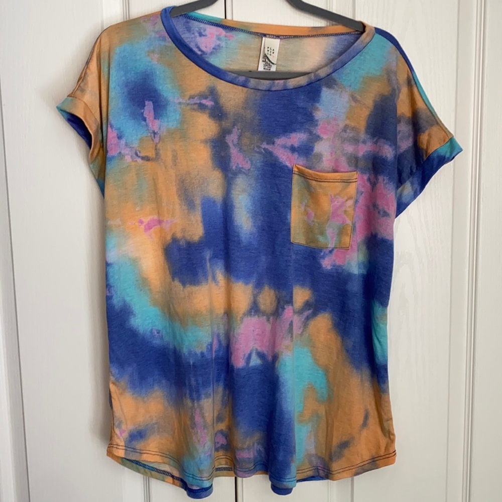Vibrant tie dye shirt